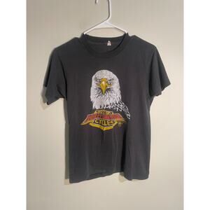 Rare Vintage 1987 Holoubek Harley Davidson Biker Eagle Motorcycle‎ Shirt Small